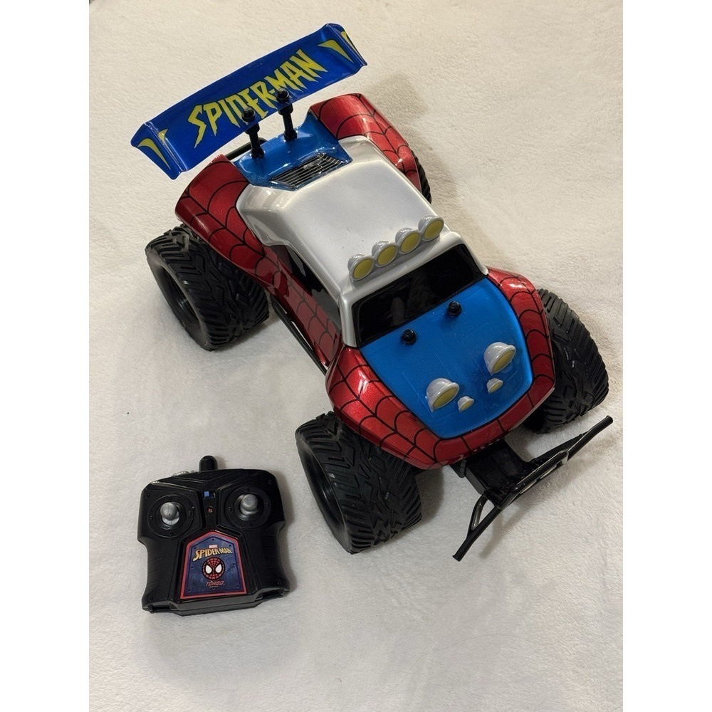 Spider-Man RC Buggy With Remote Control, No. 33138, Marvel Car, Works Great!